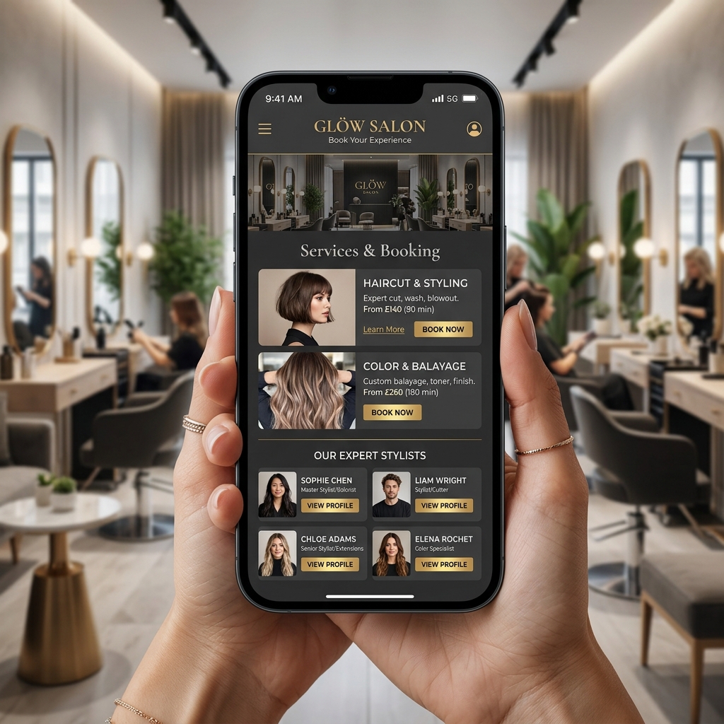 Website Booking Salon Digital