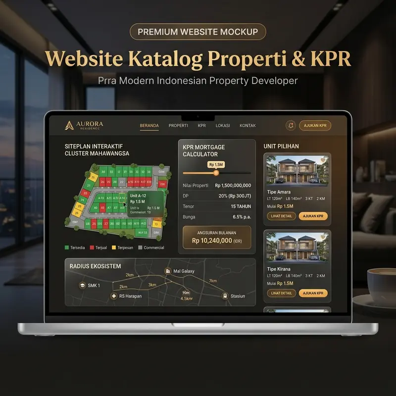 Website Katalog Properti & KPR