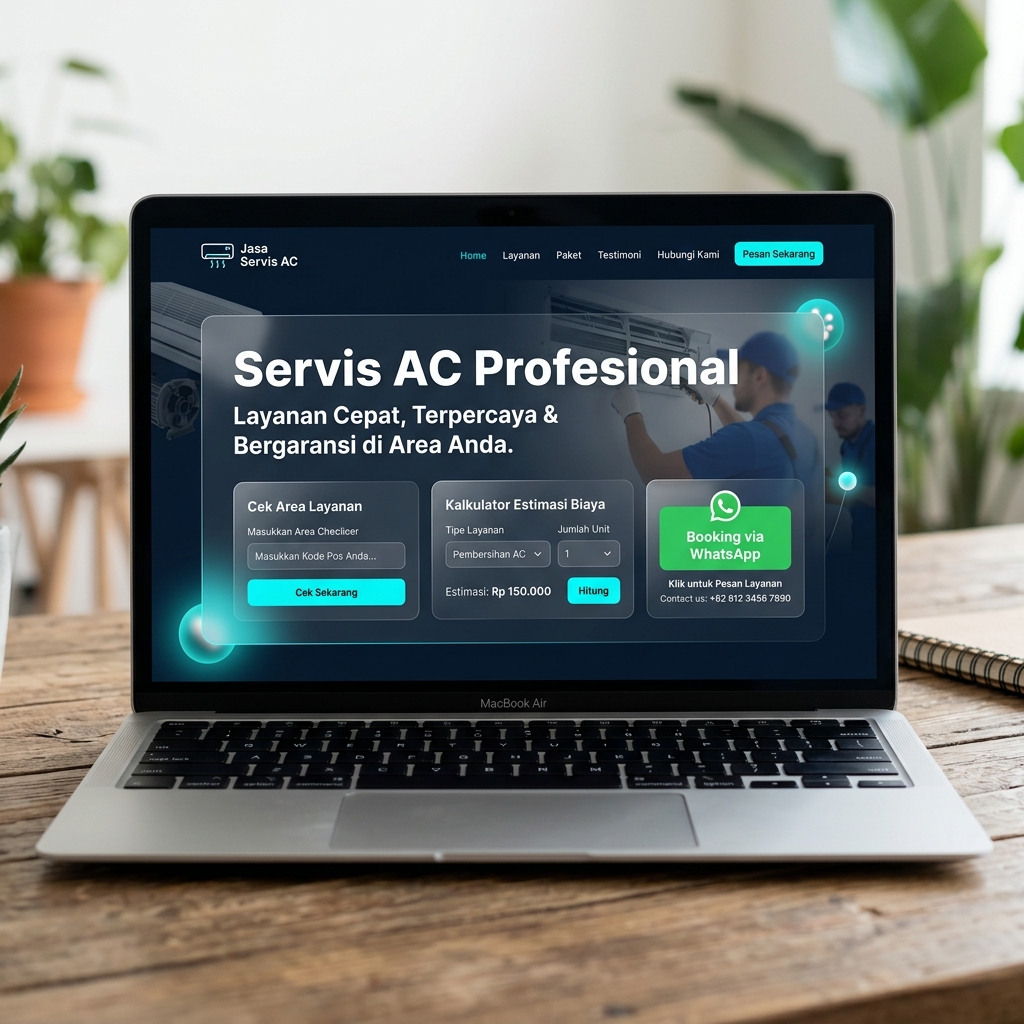 Website Profil Jasa Servis AC