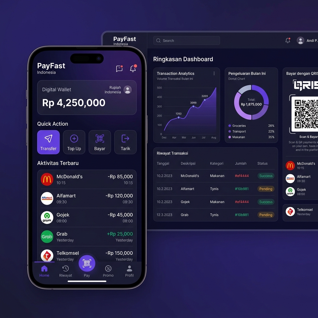 Aplikasi FinTech E-Wallet