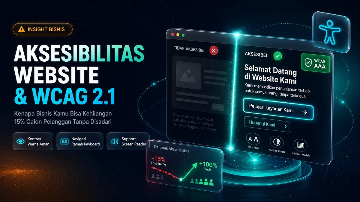 Aksesibilitas Website: Kenapa Bisnis Kamu Bisa Kehilangan 15% Calon Pelanggan Tanpa Disadari