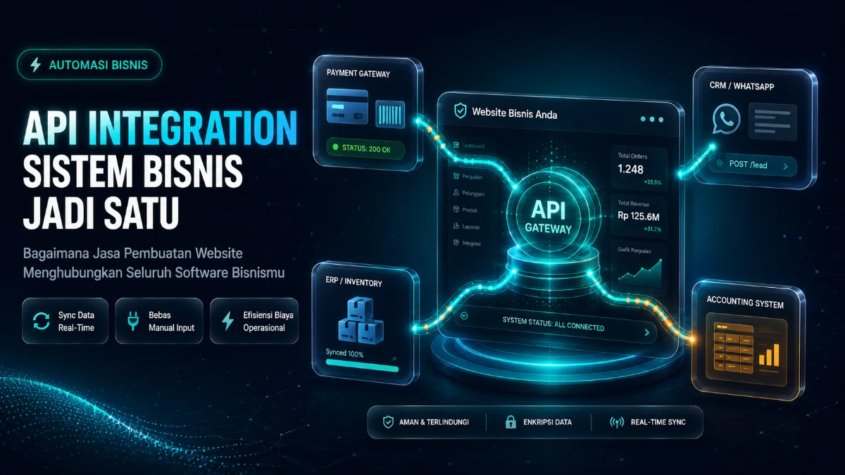 API Integration: Bagaimana Jasa Pembuatan Website Menghubungkan Sistem Bisnis Kamu Jadi Satu
