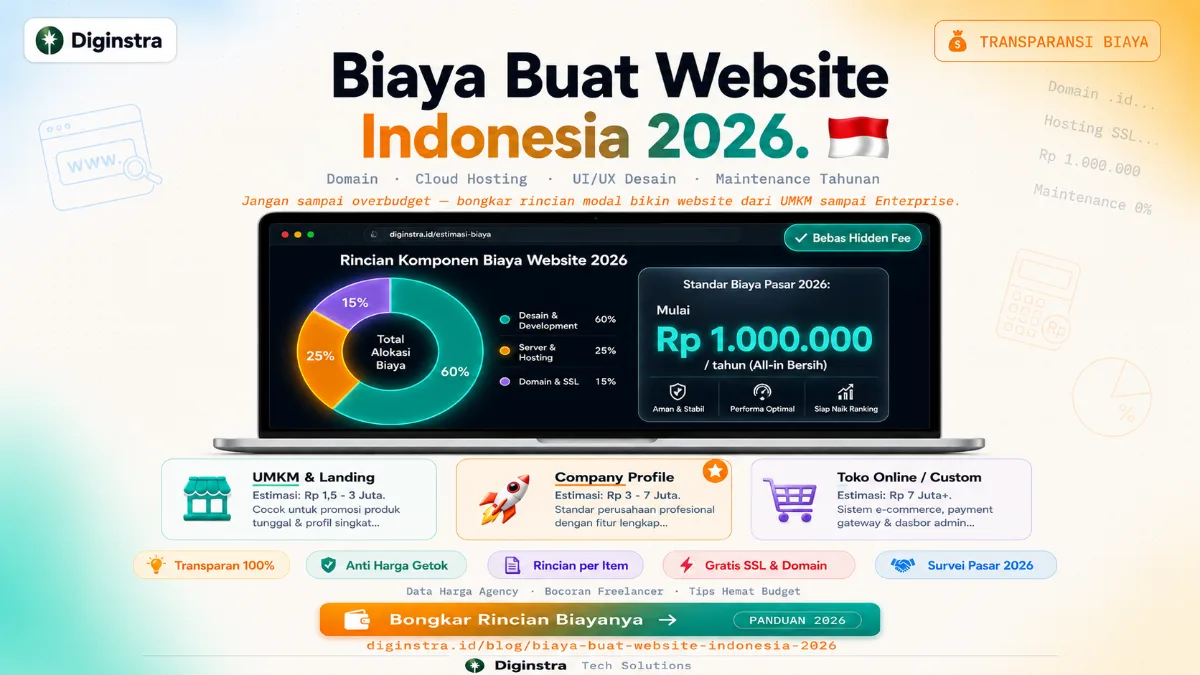 Berapa Biaya Buat Website di Indonesia Tahun 2026? Ini Rincian Lengkapnya
