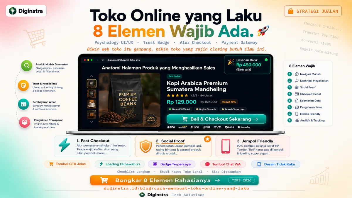Cara Membuat Toko Online yang Laku: 8 Elemen yang Wajib Ada
