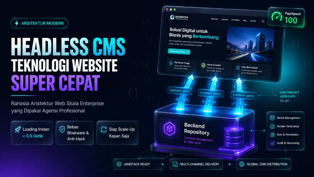 Headless CMS: Teknologi di Balik Website Cepat yang Dipakai Jasa Pembuatan Website Profesional