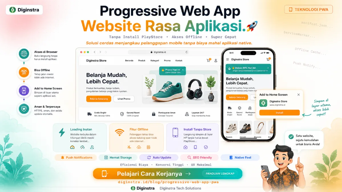 Progressive Web App (PWA): Solusi Cerdas antara Website dan Aplikasi Mobile