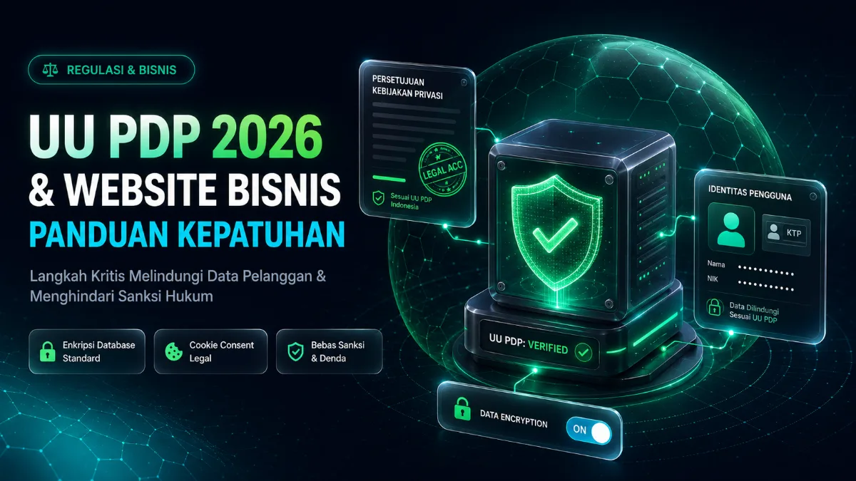 UU PDP dan Website Bisnis: Panduan Kepatuhan Data Pribadi yang Wajib Diketahui di 2026